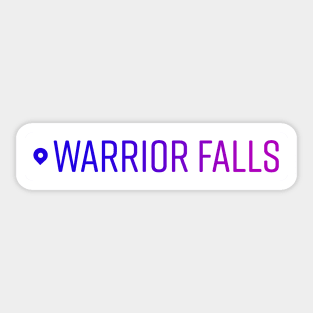 Warrior Falls - Wakanda Location Sticker